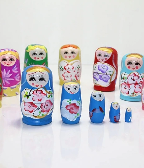 5li Ahşap Matruşka Alk1204