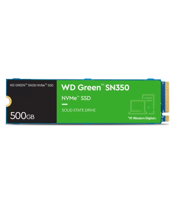 500GB WD GREEN SN350 M.2 NVMe 2400/1500MB/s WDS500G2G0C SSD