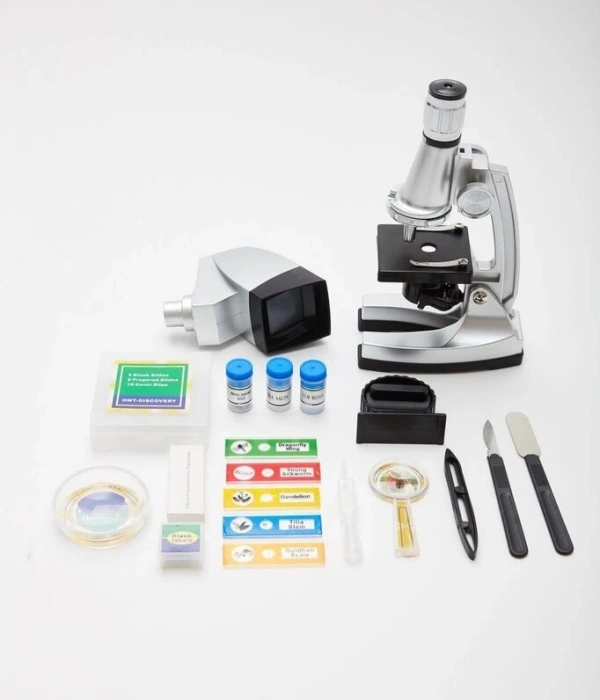 50x100x200x400x6001200x  Çocuklariçin Eğitici  Projektörlü Mikroskop Seti