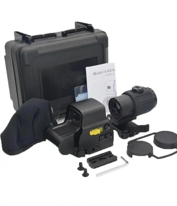 558g43 Xps2 Hedef İşaretleyici Red Dot  Holografik Nişangâh, 5x Büyütmeli Setsiyah