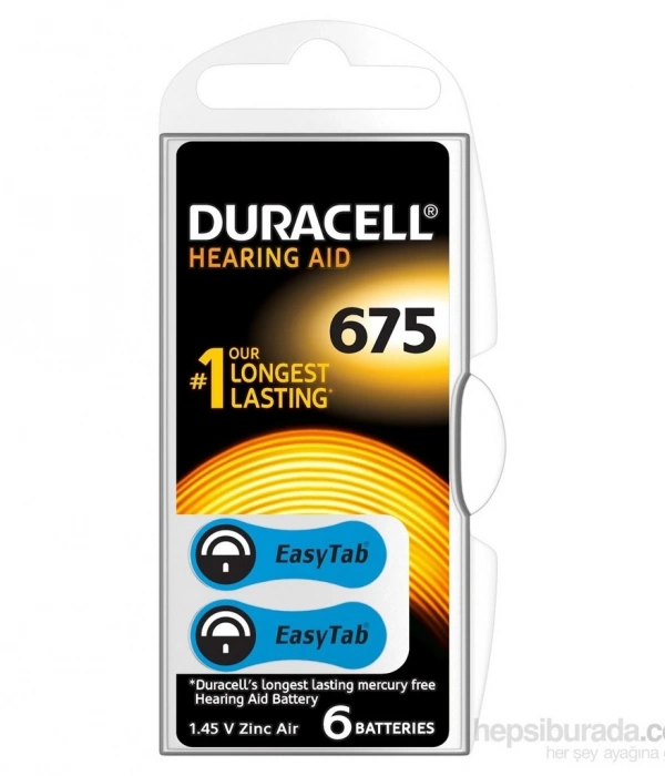 675 Numara 6 Lı İşitme Cihazı Pili