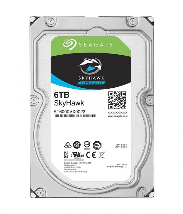 6TB SEAGATE SKYHAWK 256MB 7/24 RV ST6000VX008