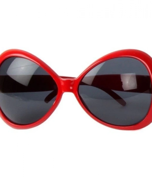 70 Li Yıllar Kırmızı Renk Nostalji Yeşilçam Parti Gözlüğü 15x7 Cm