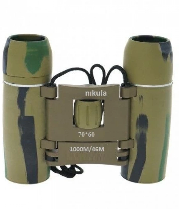 70x60  Cepte Taşımalı Kauçuk Kaplamalı Mini Dürbün Kamuflaj