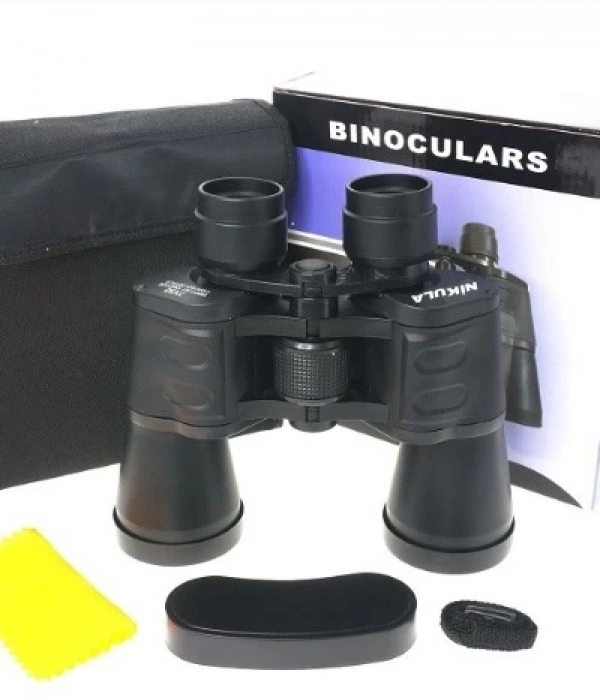 7x50 Kauçuk Kaplamalı Mavı Cam Mercekli Dürbün