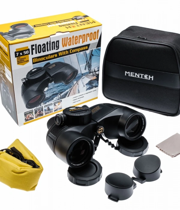 7x50 Profesyonel Dürbünü 1000m/132m Su Geçirmez Siyah