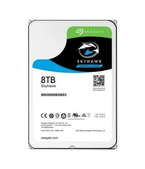 8TB SEAGATE SKYHAWK 256MB 7/24 RV ST8000VX010