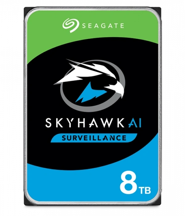 8TB SEAGATE SKYHAWK AI 256MB 7/24 RV ST8000VE001