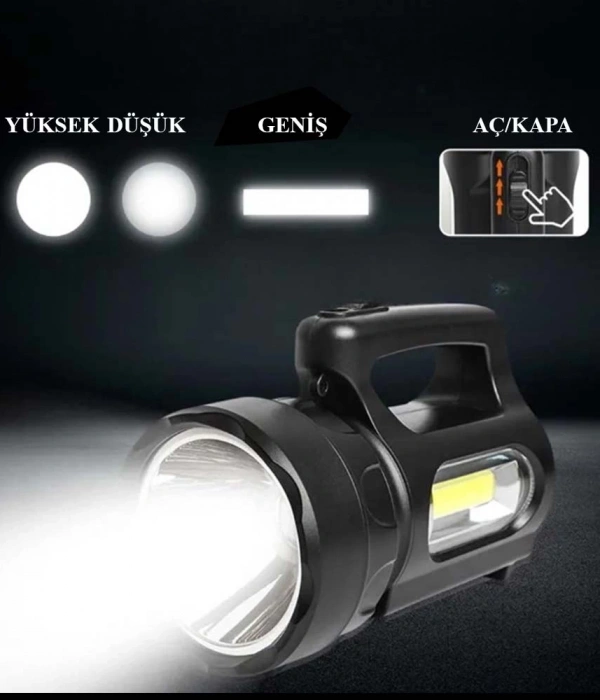 900 Lümen Ultra Güçlü El Feneri  Wt-613