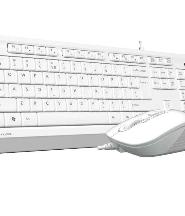 A4 TECH F1010 Q USB BEYAZ TR MM KLAVYE+OPT MOUSE
