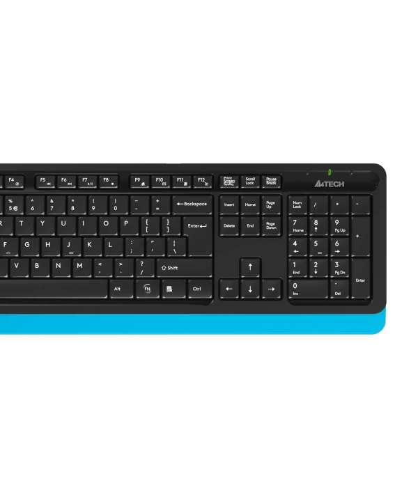 A4 TECH FG1010 Q 2.4 GHZ USB MAVİ KLAVYE+MOUSE KABLOSUZ SET