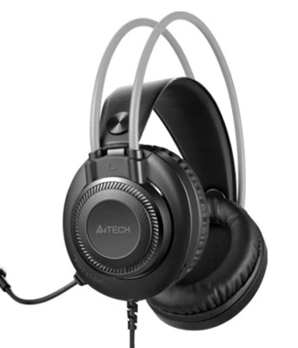 A4 TECH FH-200U SİYAH GRİ MİKROFONLU KULAKLIK USB