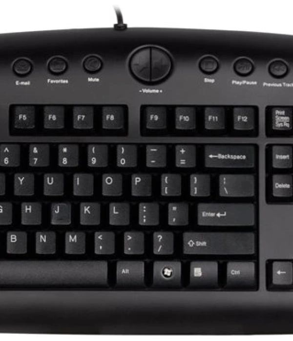 A4 TECH KB-28G MULTIMEDYA Q KLAVYE USB SİYAH