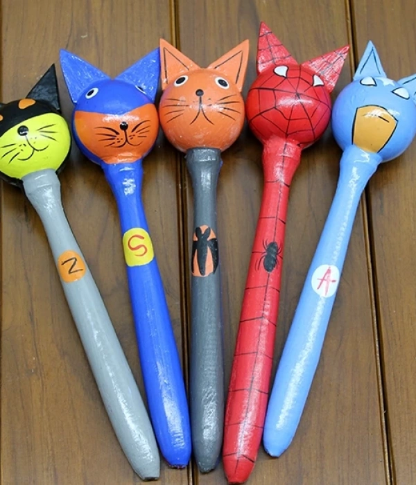 Ahşap 5li Marakas Seti Polos:13