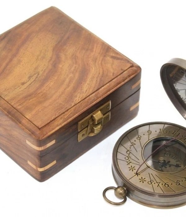 Ahşap Kutulu Pusula Ksk2080