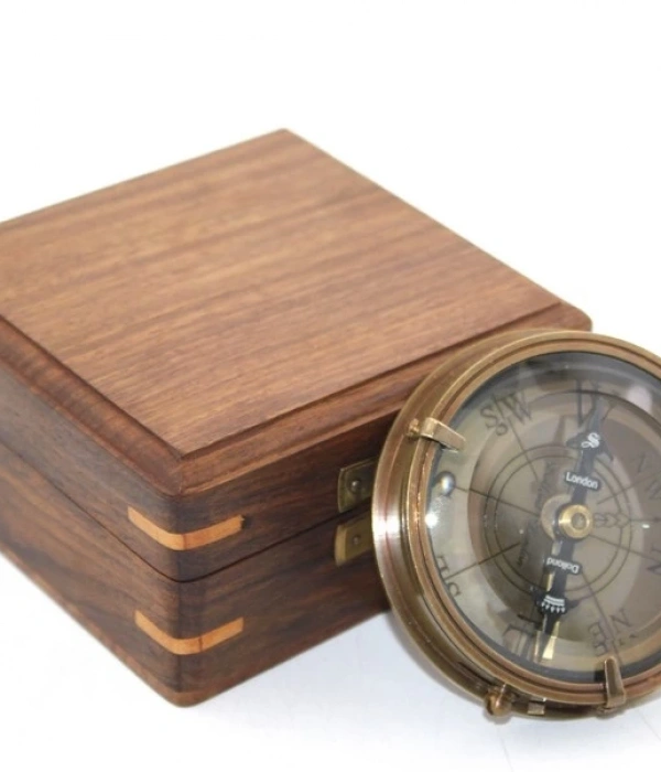 Ahşap Kutulu Pusula Ksk2081