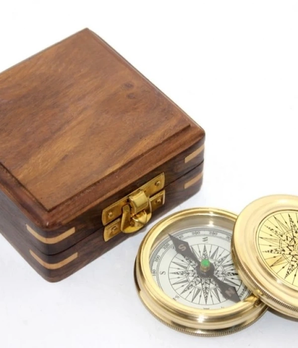 Ahşap Kutulu Pusula Ksk2123