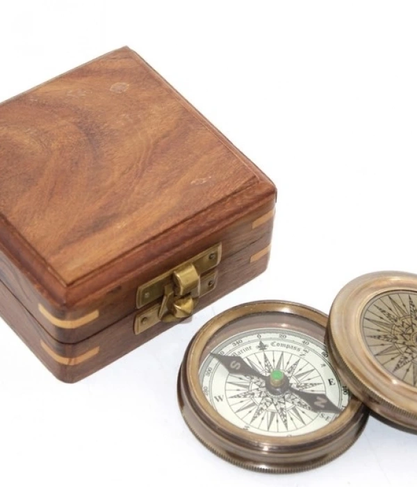 Ahşap Kutulu Pusula Ksk2127