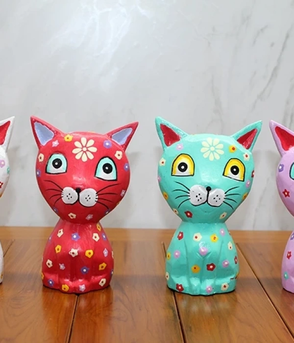 Ahşap Tekli Kedi Polos:15