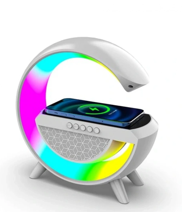 Akıllı Masa Lambası Hoparlör Led Işık & Kablosuz Şarj Alk2289