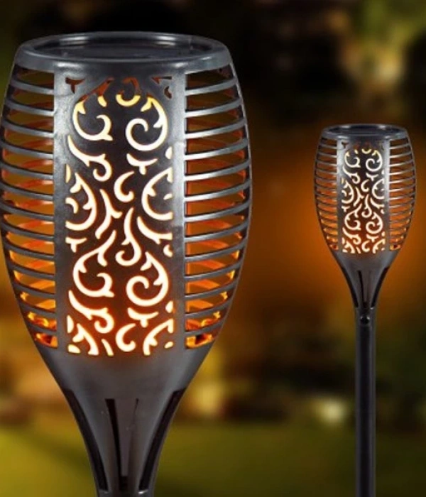 Alev Efektli Solar Bahçe Lambası (51 Cm)