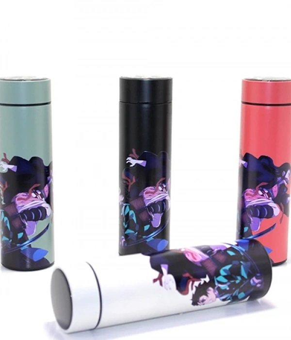 Anime Baskılı Digital Göstergeli Termos 500 Ml Alk381
