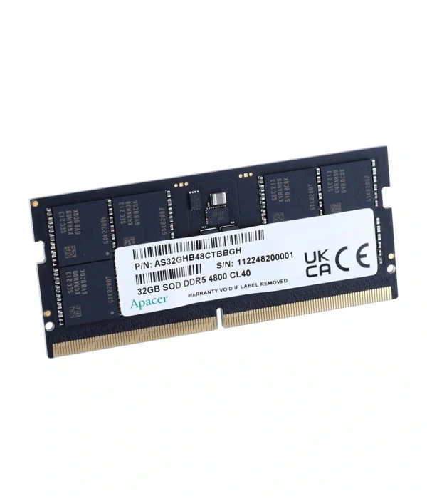 Apacer 32 GB 1x32GB 5600Mhz SODIMM CL40 DDR5 Notebook Ram (FS.32G2C.PKH)