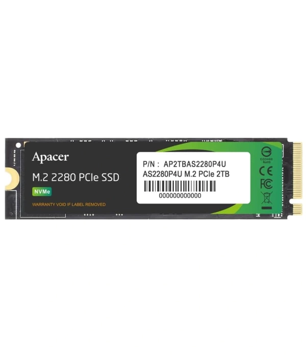 Apacer 512GB 3500/3000 MB/s M.2 PCIe Gen3 SSD Disk (AS2280P4U)