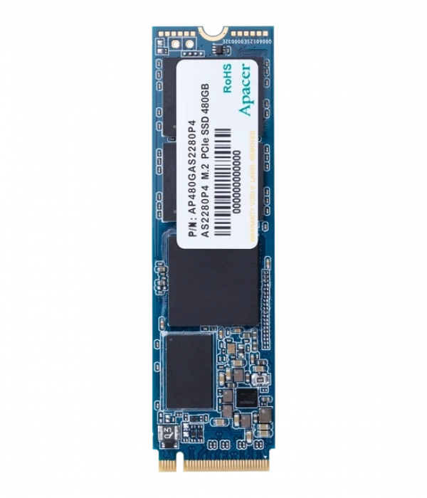 Apacer AS2280P4 1TB 3000/2000MB/s NVMe PCIe Gen3x4 M.2 SSD Disk (AP1TBAS2280P4-1)