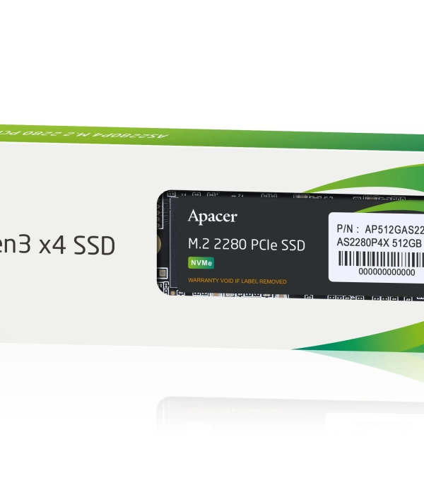 Apacer AS2280P4X-1 512 GB 2100-1500 MB/s M.2 PCIe Gen3x4 SSD (AP512GAS2280P4X-1)