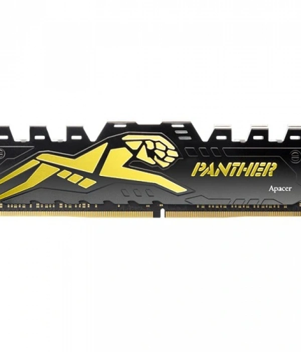 Apacer Panther Black-Gold 16GB 1x16GB 3200Mhz CL16 DDR4 Gaming Ram (AH4U16G32C28Y7GAA-1)