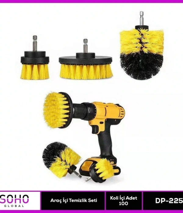 Araç İçi Temizlik Seti Matkap Ucu