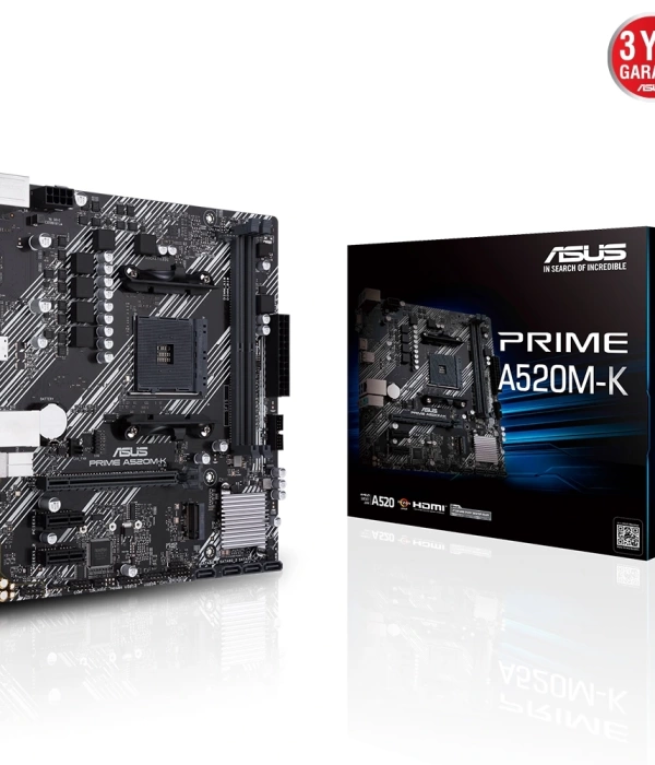 ASUS PRIME A520M-K DDR4 4600MHz VGA M.2 MATX AM4