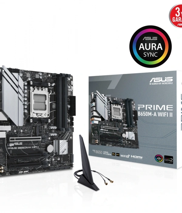 ASUS PRIME B650M-A WIFI II DDR5 6400Mhz(OC) M.2 mATX AM5