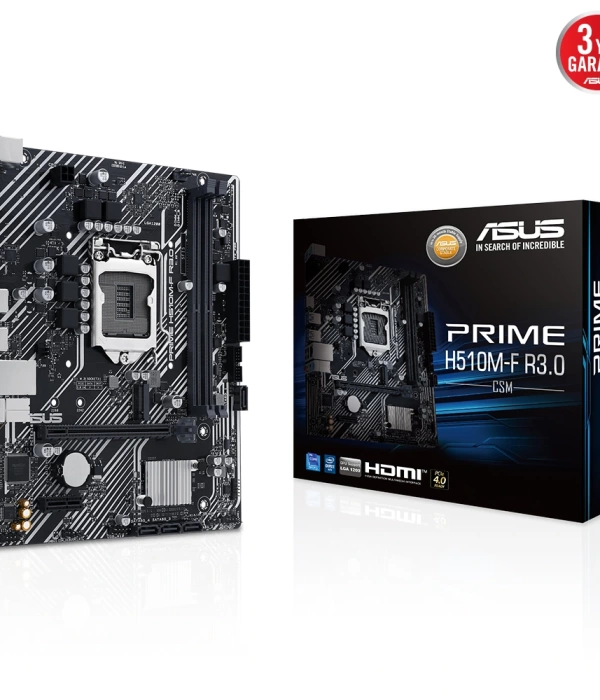 ASUS PRIME H510M-F R3.0-CSM INTEL H470 LGA1200 HDMI VGA ANAKART