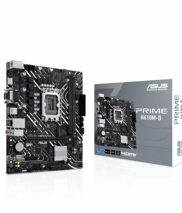 ASUS PRIME H610M-D DDR5 5600MHz M.2 HDMI mATX 1700p