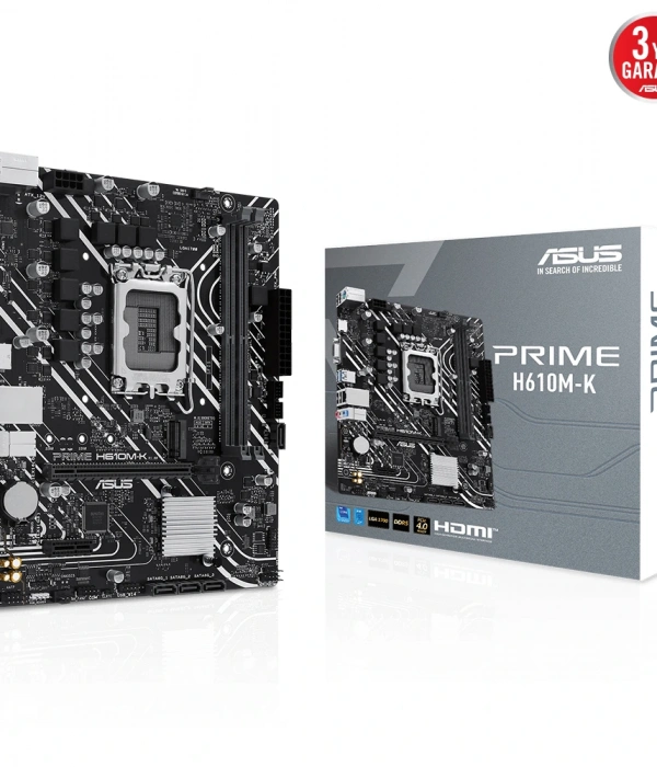 ASUS PRIME H610M-K DDR5 5600Mhz HDMI VGA mATX 1700