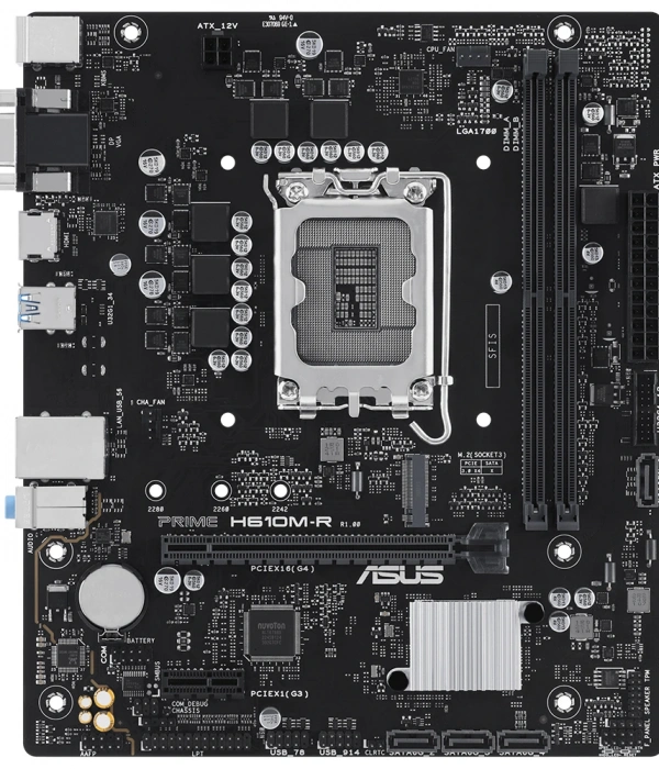 ASUS PRIME H610M-R D5-SI  DDR5  MATX 1700P