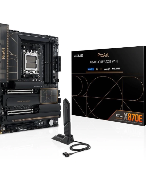 ASUS PROART X870E-CREATOR WIFI AMD X870E Soket AM5 DDR5 8000+(OC)MHz ATX