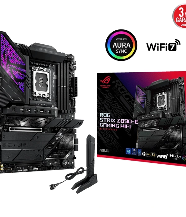 ASUS ROG STRIX Z890-E GAMING WIFI DDR5 7XM2 USB3.2 RGB LAN ATX