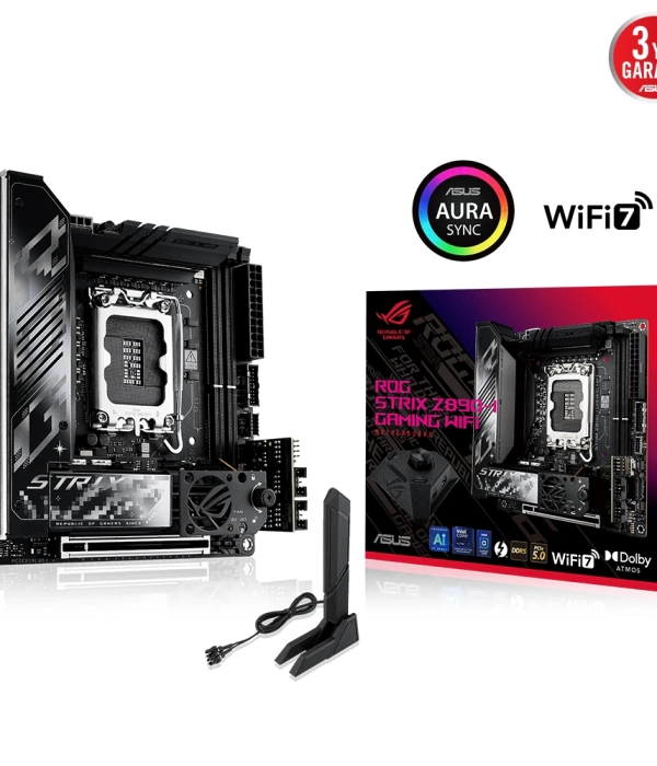 ASUS ROG STRIX Z890-I GAMING WIFI DDR5 2XM2 USB3.2 RGB LAN MINI ITX