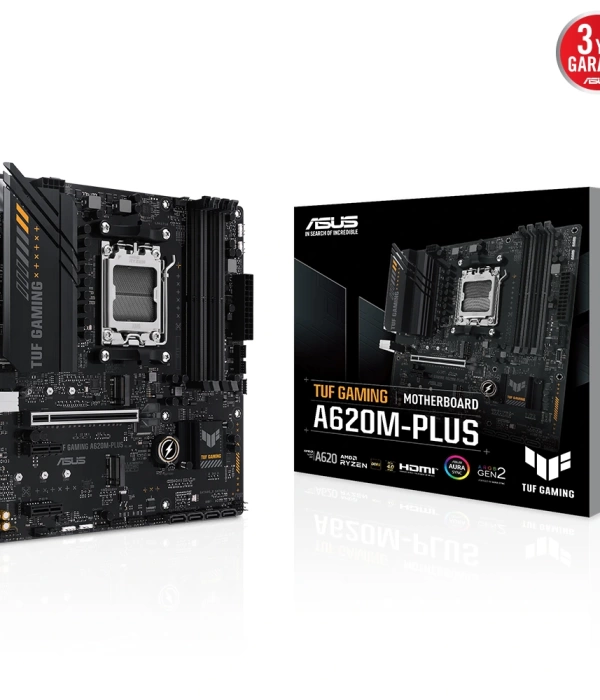 ASUS TUF GAMING A620M-PLUS WIFI DDR5 HDMI M.2 MATX AM5