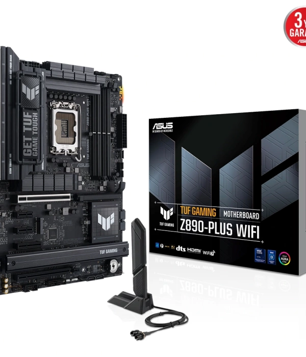 ASUS TUF GAMING Z890-PLUS WIFI DDR5 4XM2 USB3.2 RGB LAN ATX