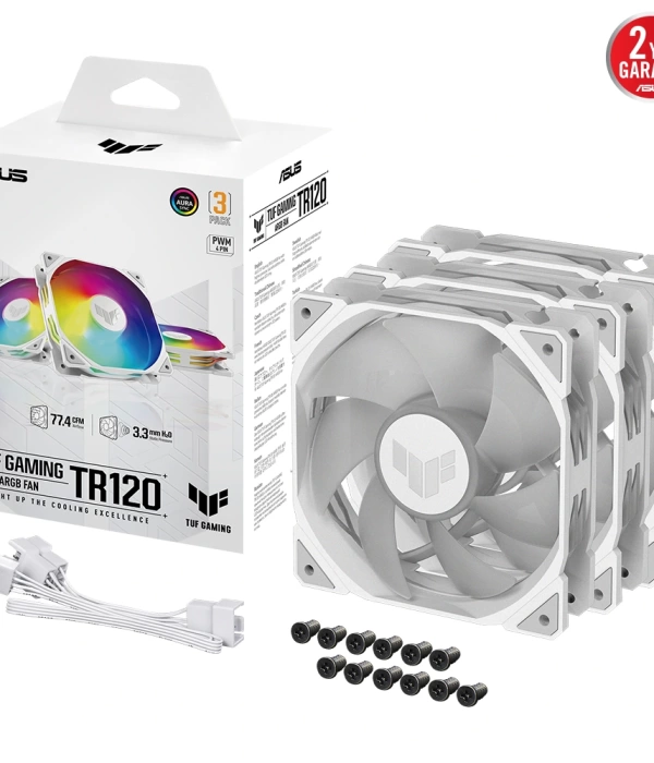 ASUS TUF TR120 120MM ARGB 3IN1 BEYAZ KASA FANI