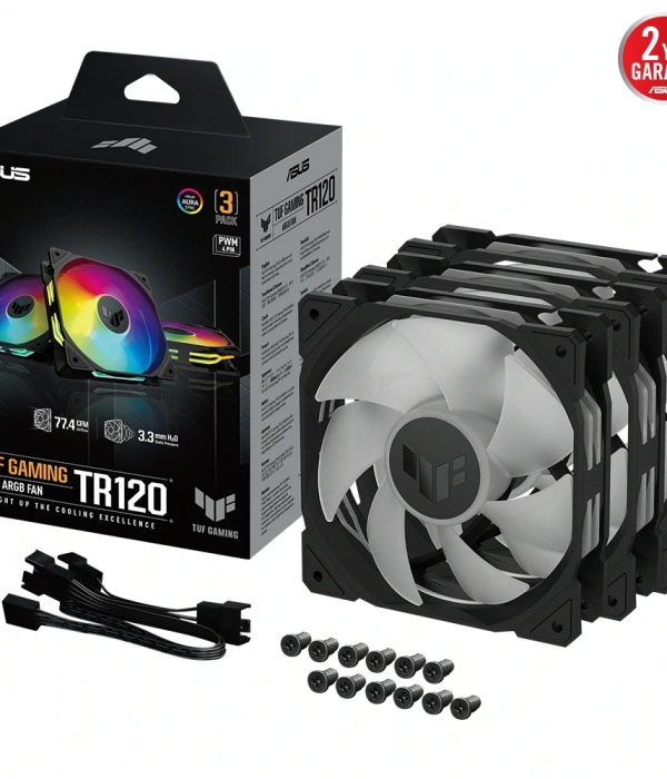 ASUS TUF TR120 120MM ARGB 3IN1 SIYAH KASA FANI