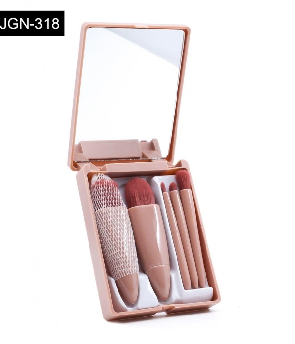 Aynalı Makyaj Fırça Seti