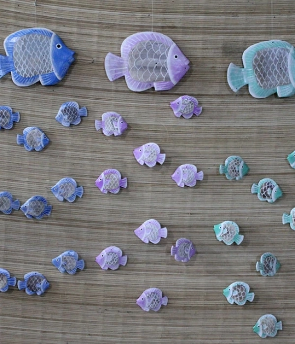 Balıklı Asmalı Rüzgar Çanı No:4