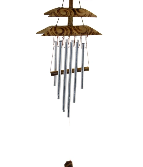 Bambu Metal Çanlı Rüzgar Çanı Repot-4
