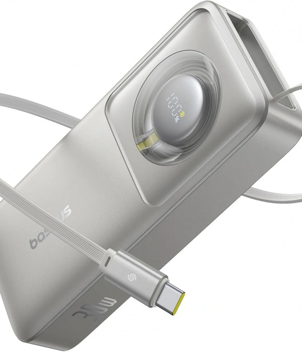 BASEUS FREE2PULL 30W 10.000MAH POWERBANK - GREY