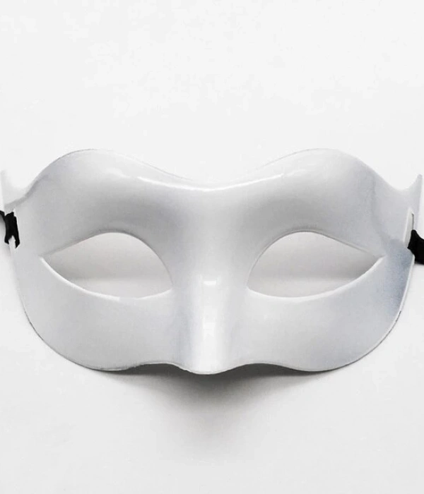 Beyaz Renk Masquerade Kostüm Partisi Venedik Balo Maskesi